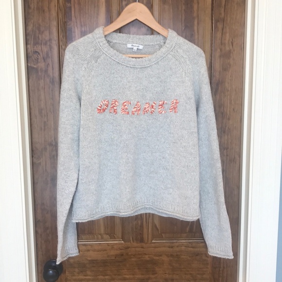 Madewell Sweaters - Madewell Dreamer Embroidered Sweater, L